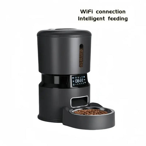 Automatic Cat Food Machine 5G Wifi Connection Pet Timed Intelligent Feeder with Preservation Function Suitable for