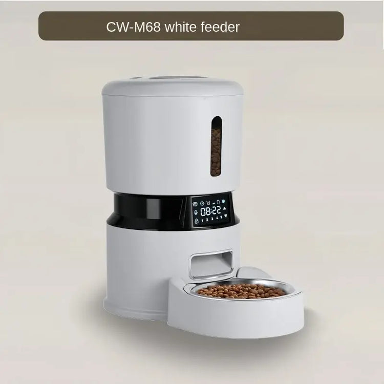 Automatic Cat Food Machine 5G Wifi Connection Pet Timed Intelligent Feeder with Preservation Function Suitable for