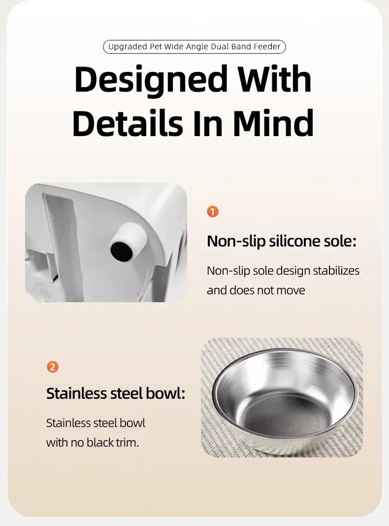 Automatic Cat Food Machine 5G Wifi Connection Pet Timed Intelligent Feeder with Preservation Function Suitable for