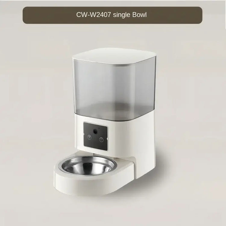 Automatic Cat Food Machine 5G Wifi Connection Pet Timed Intelligent Feeder with Preservation Function Suitable for
