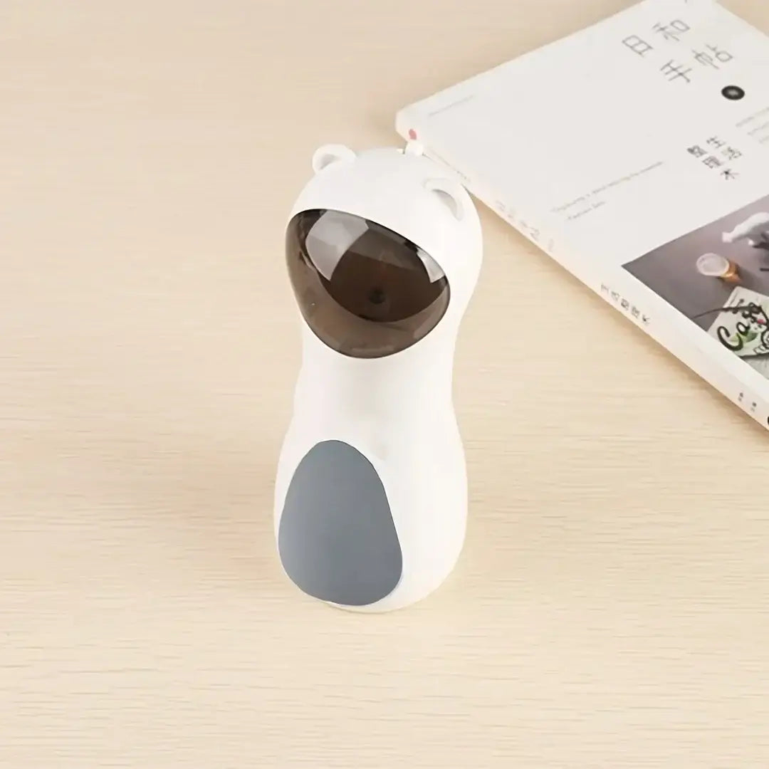 Automatic Cat Laser Toy LED Teaser Interactive Training Entertaining Multi-Angle Adjustable USB Charging - White