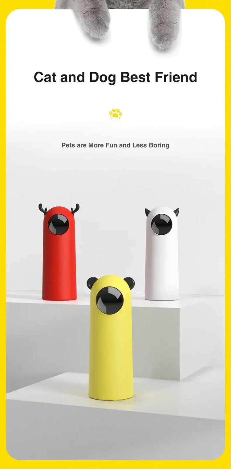 Automatic Cat Laser Toys Interactive Smart Teasing 360 Irregular Rotation Cat Exercise Sports Handheld Electronic Cat