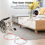 Automatic Cat Laser Toys Interactive Smart Teasing Timed Pet LED Laser Indoor Cat Toy Accessories Rotating Electronic