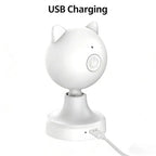 Automatic Cat Laser Toys Interactive Smart Teasing Timed Pet LED Laser Indoor Cat Toy Accessories Rotating Electronic