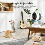 Automatic Cat Laser Toys Interactive Smart Teasing Timed Pet LED Laser Indoor Cat Toy Accessories Rotating Electronic