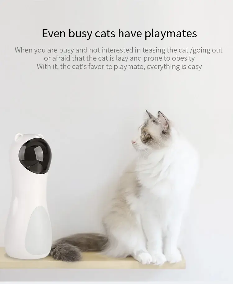 Automatic Cat Toys Interactive Smart Teasing Pet LED Laser Indoor Cat Toy Accessories Handheld Electronic Cat Toy for