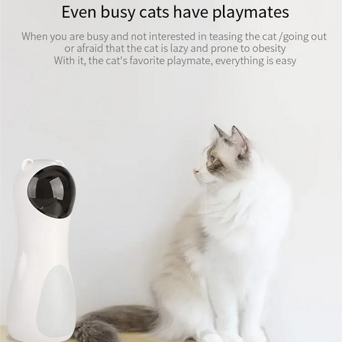 Automatic Cat Toys Interactive Smart Teasing Pet LED Laser Indoor Cat Toy Accessories Handheld Electronic Cat Toy for