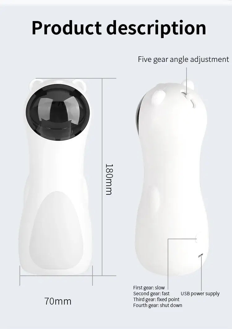 Automatic Cat Toys Interactive Smart Teasing Pet LED Laser Indoor Cat Toy Accessories Handheld Electronic Cat Toy for