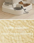 Automatic Feeder Dog Cat Food Bowl With Water Fountain Large Capacity Pet Food Storage Dispenser Container Puppy Pet