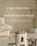 Automatic Feeder Dog Cat Food Bowl With Water Fountain Large Capacity Pet Food Storage Dispenser Container Puppy Pet