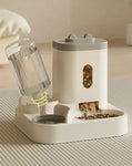 Automatic Feeder Dog Cat Food Bowl With Water Fountain Large Capacity Pet Food Storage Dispenser Container Puppy Pet