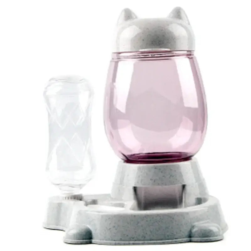 Automatic Feeder Food Dispenser Water Drinking Bowl Feeding Dispenser for Cat and Dog Practical Pet Supplies