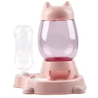 Automatic Feeder Food Dispenser Water Drinking Bowl Feeding Dispenser for Cat and Dog Practical Pet Supplies