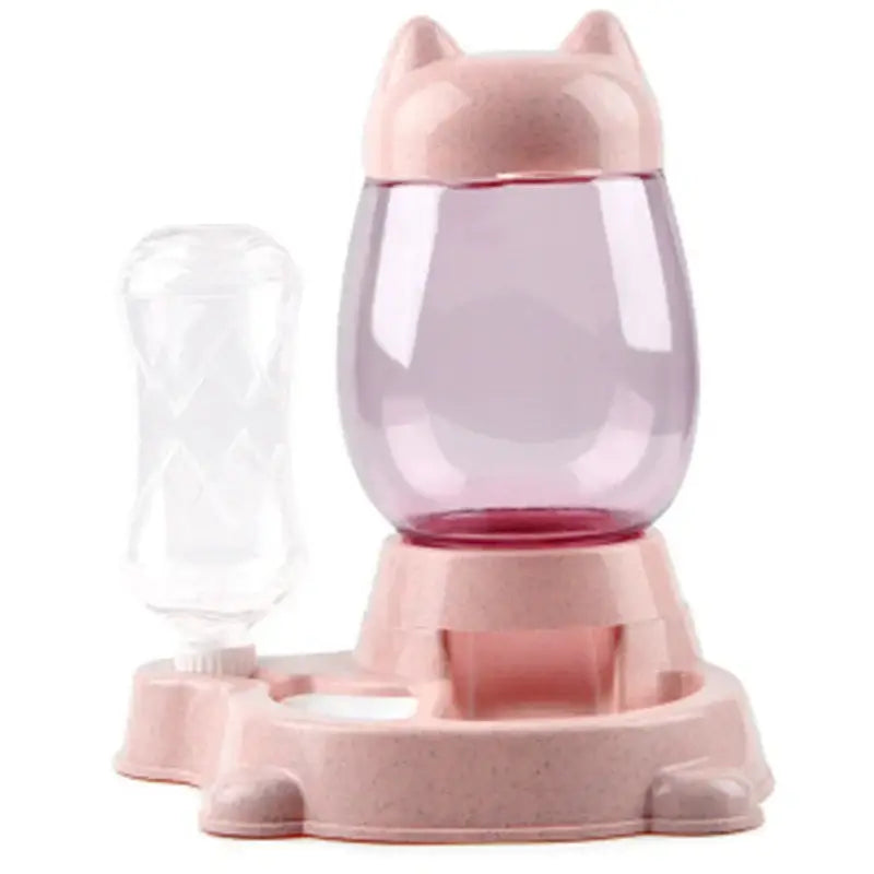 Automatic Feeder Food Dispenser Water Drinking Bowl Feeding Dispenser for Cat and Dog Practical Pet Supplies