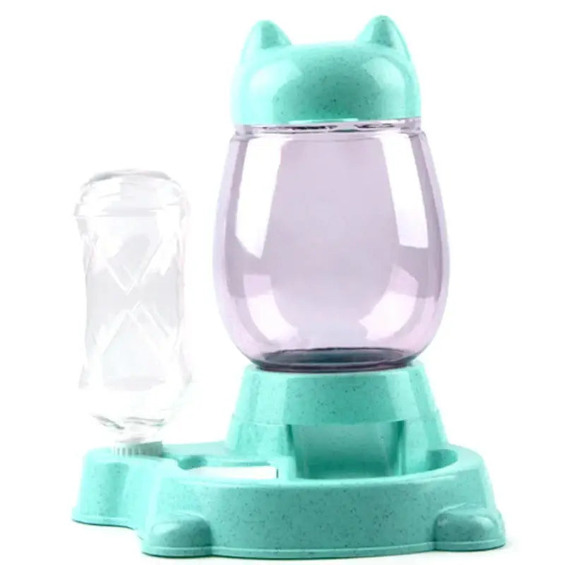 Automatic Feeder Food Dispenser Water Drinking Bowl Feeding Dispenser for Cat and Dog Practical Pet Supplies