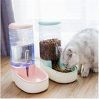Automatic Feeder Food Dispenser Water Drinking Bowl Feeding Dispenser for Cat and Dog Practical Pet Supplies