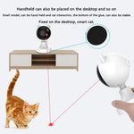 Automatic Interactive Cat Laser Toy Smart Sensor Pet Toy with Timing Function Rotating LED Rotating Electronic Indoor