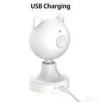 Automatic Interactive Cat Laser Toy Smart Sensor Pet Toy with Timing Function Rotating LED Rotating Electronic Indoor