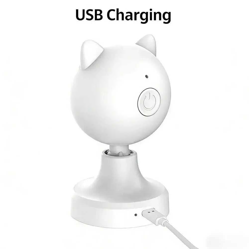 Automatic Interactive Cat Laser Toy Smart Sensor Pet Toy with Timing Function Rotating LED Rotating Electronic Indoor