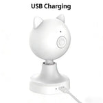 Automatic Interactive Cat Laser Toy Smart Sensor Pet Toy with Timing Function Rotating LED Rotating Electronic Indoor