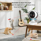 Automatic Interactive Cat Laser Toy Smart Sensor Pet Toy with Timing Function Rotating LED Rotating Electronic Indoor