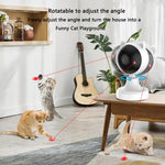 Automatic Interactive Cat Laser Toy Smart Sensor Pet Toy with Timing Function Rotating LED Rotating Electronic Indoor