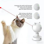 Automatic Interactive Cat Laser Toy Smart Sensor Pet Toy with Timing Function Rotating LED Rotating Electronic Indoor