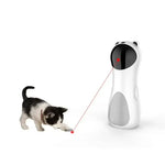 Automatic Laser Cat Toy with Spinning Laser and Smart Timer -Interactive Play Mode Adjustable Speed,15-Minute Timer