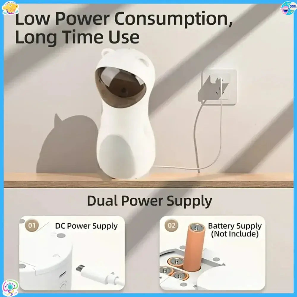 Automatic Laser Cat Toy with Spinning Laser and Smart Timer -Interactive Play Mode Adjustable Speed,15-Minute Timer