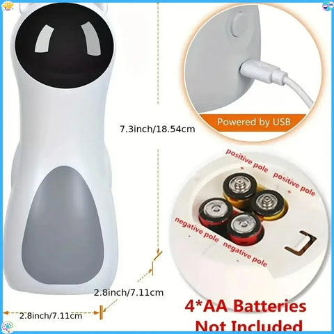 Automatic Laser Cat Toy with Spinning Laser and Smart Timer -Interactive Play Mode Adjustable Speed,15-Minute Timer