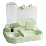 Automatic Pet Bowl For Cats - 2-in-1 Feeder & Water Dispenser Non-Slip Cat Bowl Suitable For Cats & Small Dogs - D / CN