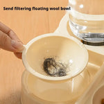 Automatic Pet Bowl For Cats - 2-in-1 Feeder & Water Dispenser Non-Slip Cat Bowl Suitable For Cats & Small Dogs