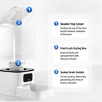 Automatic pet feeder 6L capacity smart timer Tuya control food dispenser with stainless steel bowl dog and cat feeding