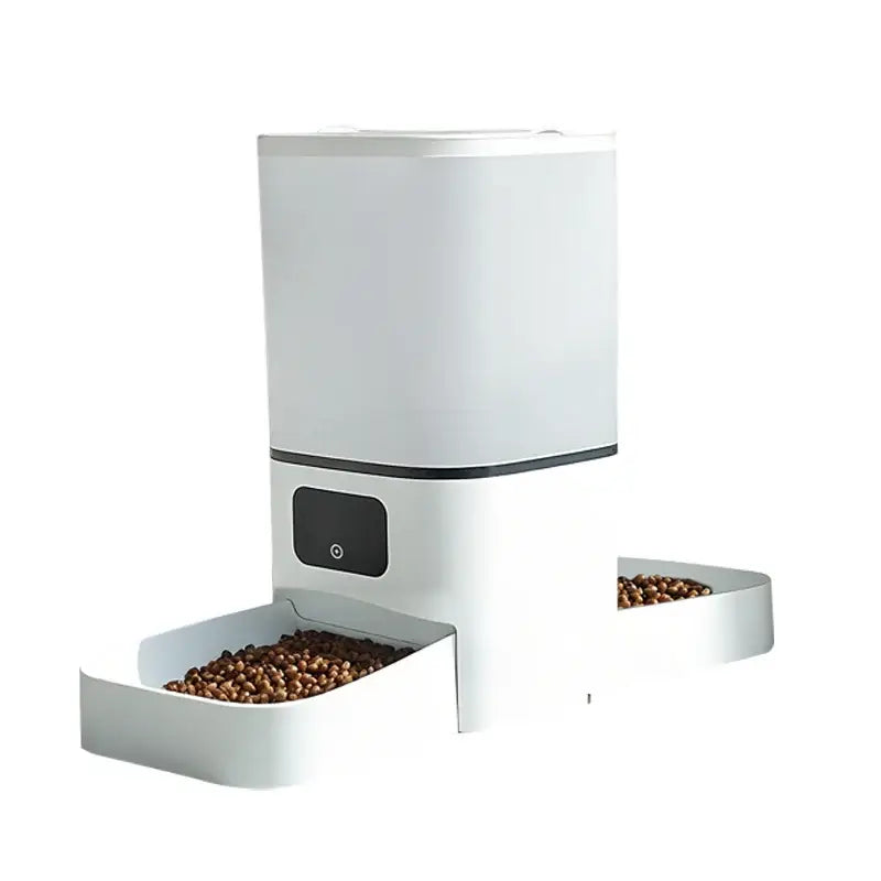Automatic pet feeder 6L capacity smart timer Tuya control food dispenser with stainless steel bowl dog and cat feeding