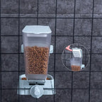 Automatic Pet Feeder Cage Hanging Bowl Water Bottle Food Container Dispenser For Puppy Cats Rabbit Birds Pet Feeding