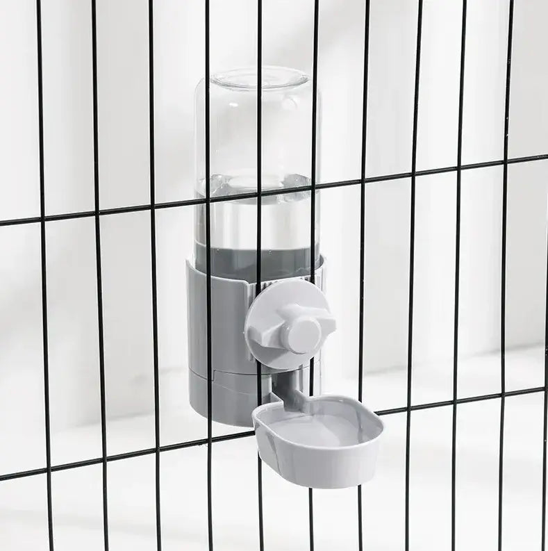 Automatic Pet Feeder Cage Hanging Bowl Water Bottle Food Container Dispenser For Puppy Cats Rabbit Birds Pet Feeding