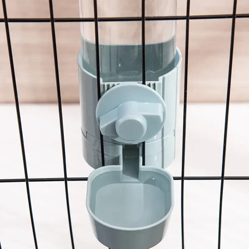 Automatic Pet Feeder Cage Hanging Bowl Water Bottle Food Container Dispenser For Puppy Cats Rabbit Birds Pet Feeding