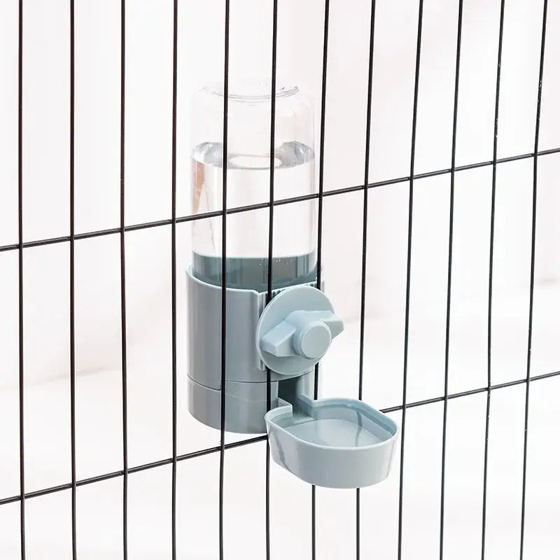 Automatic Pet Feeder Cage Hanging Bowl Water Bottle Food Container Dispenser For Puppy Cats Rabbit Birds Pet Feeding