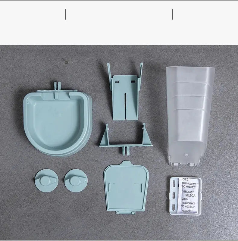 Automatic Pet Feeder Cage Hanging Bowl Water Bottle Food Container Dispenser For Puppy Cats Rabbit Birds Pet Feeding