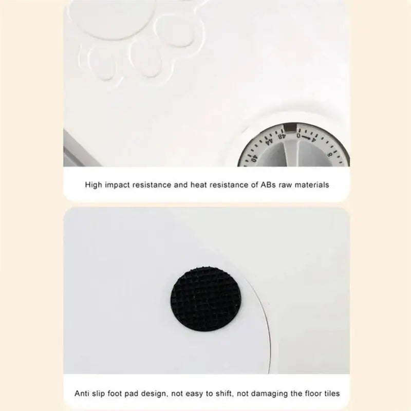 Automatic Pet Feeder For Cats And Small Dogs Dry Or Semi-Moist Pet Food Dispenser With 48-Hour Timer For Puppy Kitten