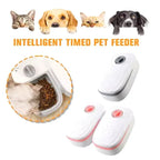 Automatic Pet Feeder For Cats And Small Dogs Dry Or Semi-Moist Pet Food Dispenser With 48-Hour Timer For Puppy Kitten
