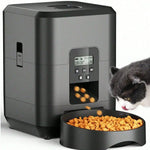 Automatic Pet Feeder Timed Food Dispenser 1-4 Meals Per Day Suitable For Cats & Small 2L Capacity Suitable For Dry Food