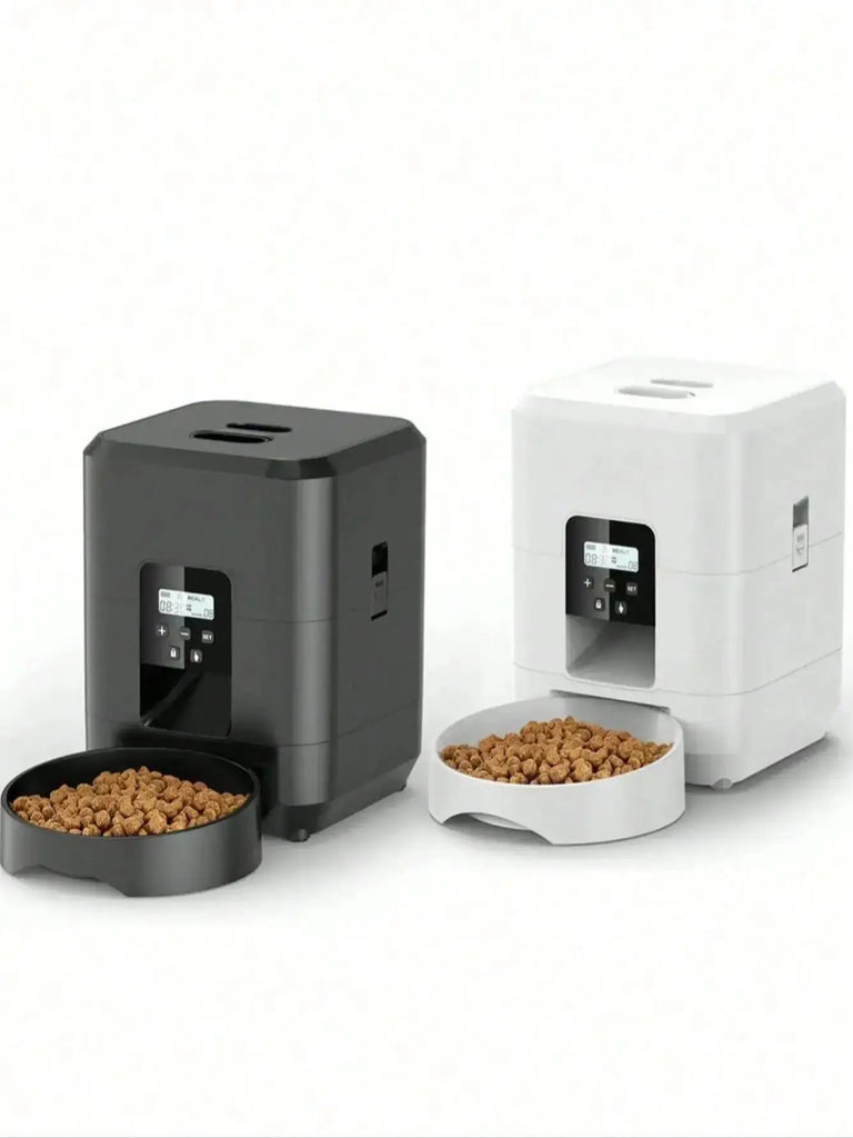 Automatic Pet Feeder Timed Food Dispenser 1-4 Meals Per Day Suitable For Cats & Small 2L Capacity Suitable For Dry Food
