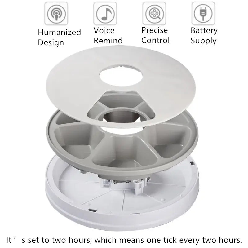 Automatic Pets Feeder Smart Food Dispenser For Cats Dogs With Voice Remind Pet Feed Tool Timer Bowl Pet Feeding Dog