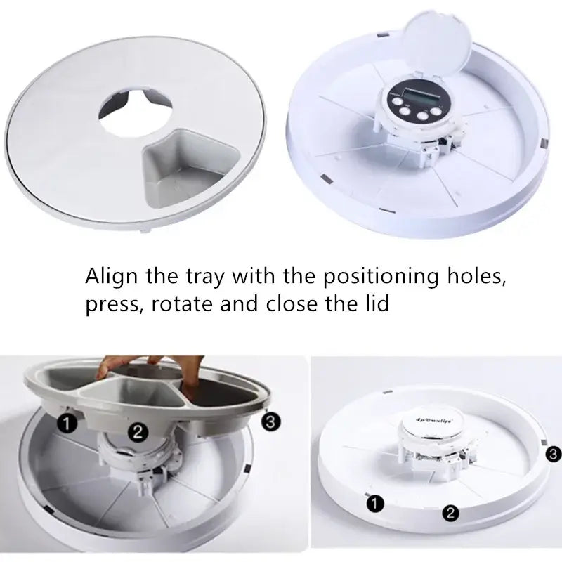 Automatic Pets Feeder Smart Food Dispenser For Cats Dogs With Voice Remind Pet Feed Tool Timer Bowl Pet Feeding Dog