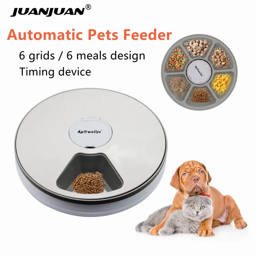 Automatic Pets Feeder Smart Food Dispenser For Cats Dogs With Voice Remind Pet Feed Tool Timer Bowl Pet Feeding Dog