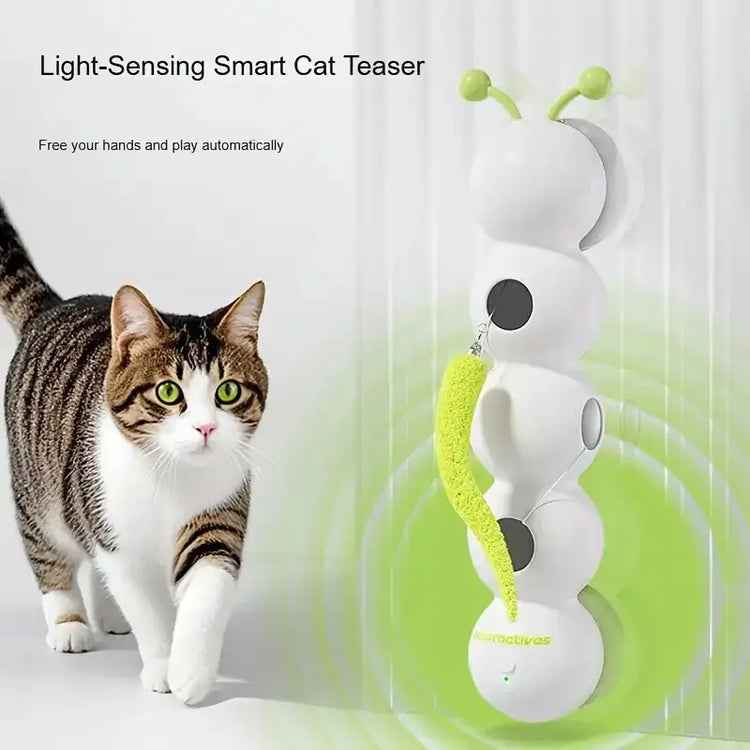 Automatic Sensor Cat Toy，USBCharging，Suitable for all cat breeds，Relieve Boredom，Exercise Pet Companion - HD-C02