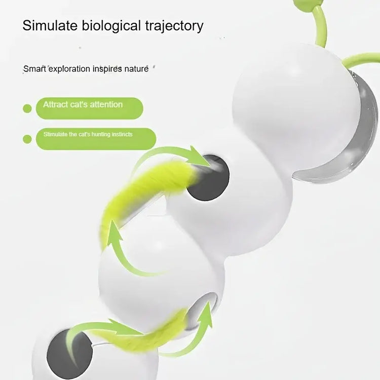Automatic Sensor Cat Toy,USBCharging,Suitable for all cat breeds,Relieve Boredom,Exercise Pet Companion - HD-C02