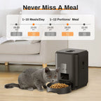 Automatic Smart Pet Feeder Timed Quantitative Cat Dog Food Dispenser Slow Feeding Bowl Anti-choke Pet Food Machine for