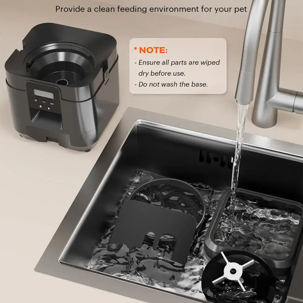 Automatic Smart Pet Feeder Timed Quantitative Cat Dog Food Dispenser Slow Feeding Bowl Anti-choke Pet Food Machine for